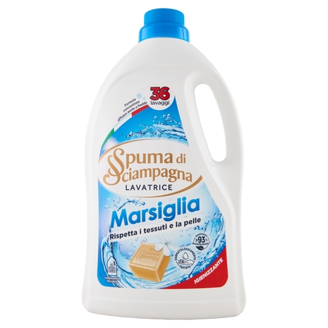Spuma di Sciampagna Marsiglia Lavatrice Igienizzante 1620 ml